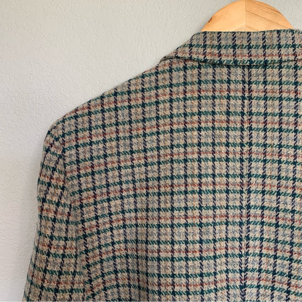 Barry Ashley Vintage Plaid Blazer Int Ladies & Garment Union Made - Picture 7 of 16